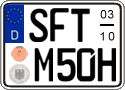 German license plate, Seasonal plates (Oldtimers)