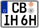 German license plate, Plates for oldtimers (type 