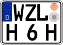 German license plate, Plates for oldtimers (type 