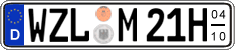 German license plate, Seasonal plates (Oldtimers)