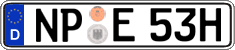German license plate, Plates for oldtimers (type 