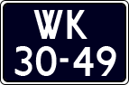 License plate of the Netherlands, Trailers