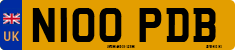 License plate of the United Kingdom, 1983 year system