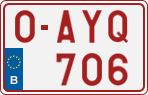 License plate of Belgium, Regular plates (2010)