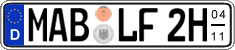 German license plate, Seasonal plates (Oldtimers)