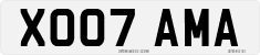 License plate of the United Kingdom, 2001 year system
