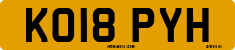 License plate of the United Kingdom, 2001 year system