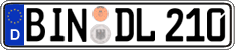 German license plate, Regular plates