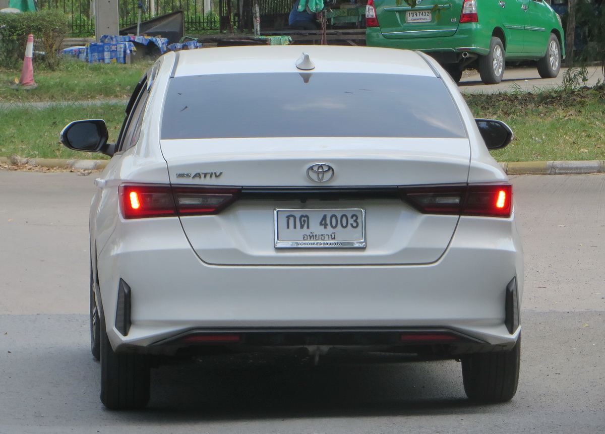 กต 4003, Toyota Yaris 4th gen (Ativ) Sedan (AC100), 2022–