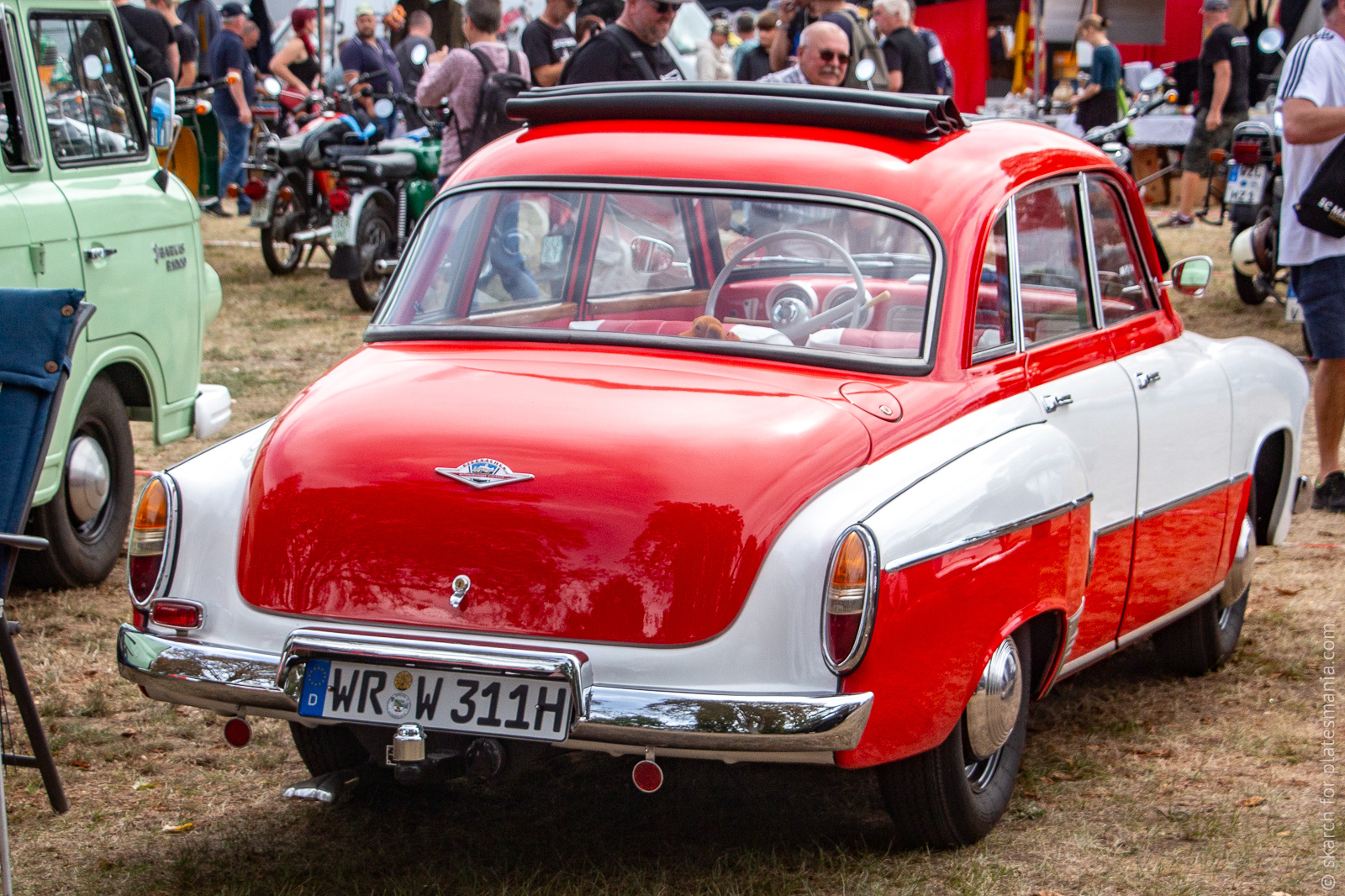WR W 311 H, Wartburg 311/312/313 311(312)/8 Faltdachlimousine, 1956–1967
