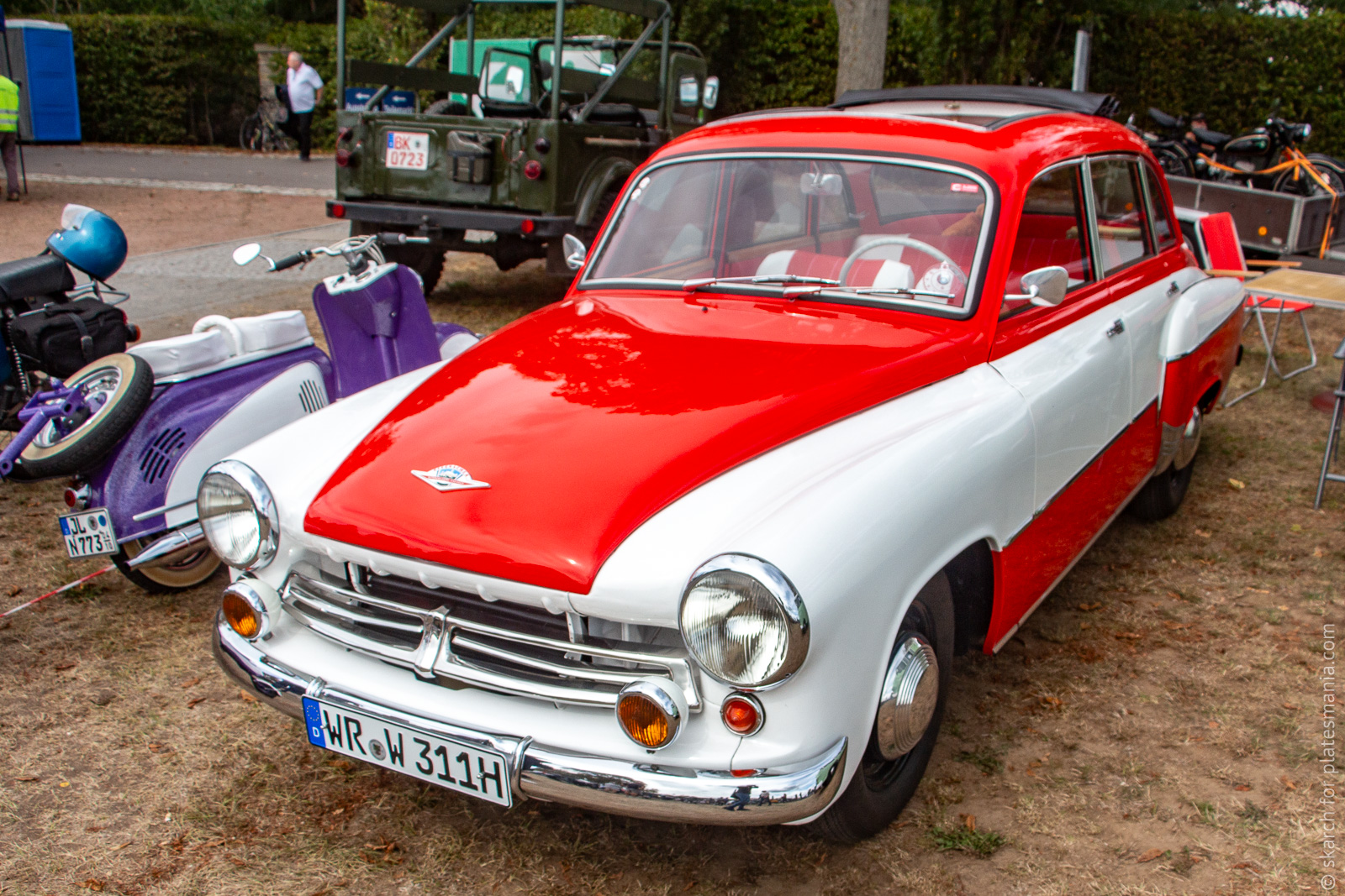 WR W 311 H, Wartburg 311/312/313 311(312)/8 Faltdachlimousine, 1956–1967