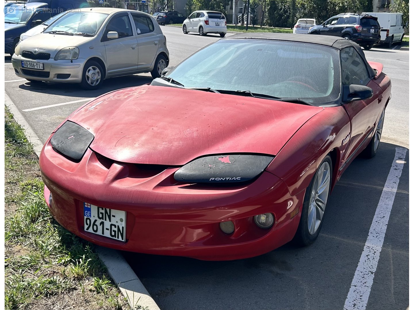 GN-961-GN, Pontiac Firebird 4th gen Convertible (67; F-body), facelift, 1997–2002