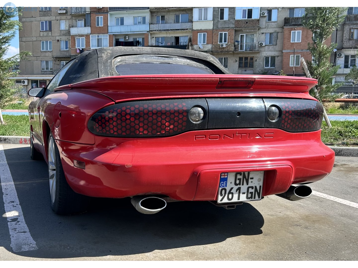 GN-961-GN, Pontiac Firebird 4th gen Convertible (67; F-body), facelift, 1997–2002