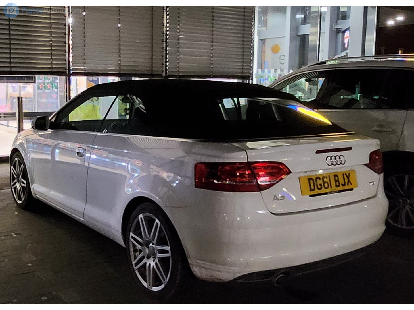 DG61BJX, Audi A3 2nd gen Cabriolet (8P7), 2008–2012