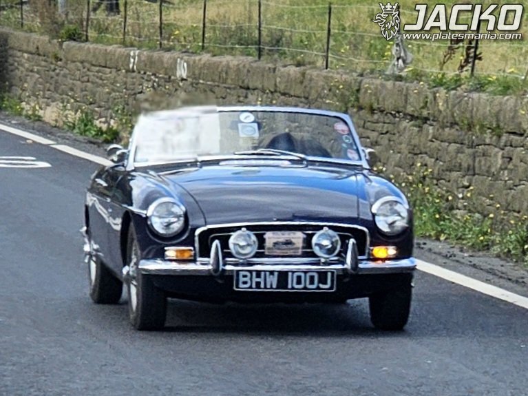 BHW100J, MG B 1st gen Roadster, 1962–1980