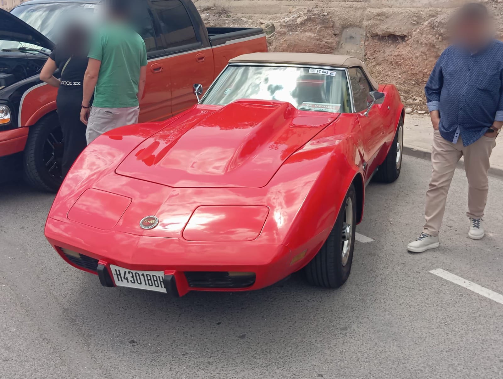 H 4301 BBH, Chevrolet Corvette 3rd gen Convertible (C3; 67), 1st facelift, 1973–1975
