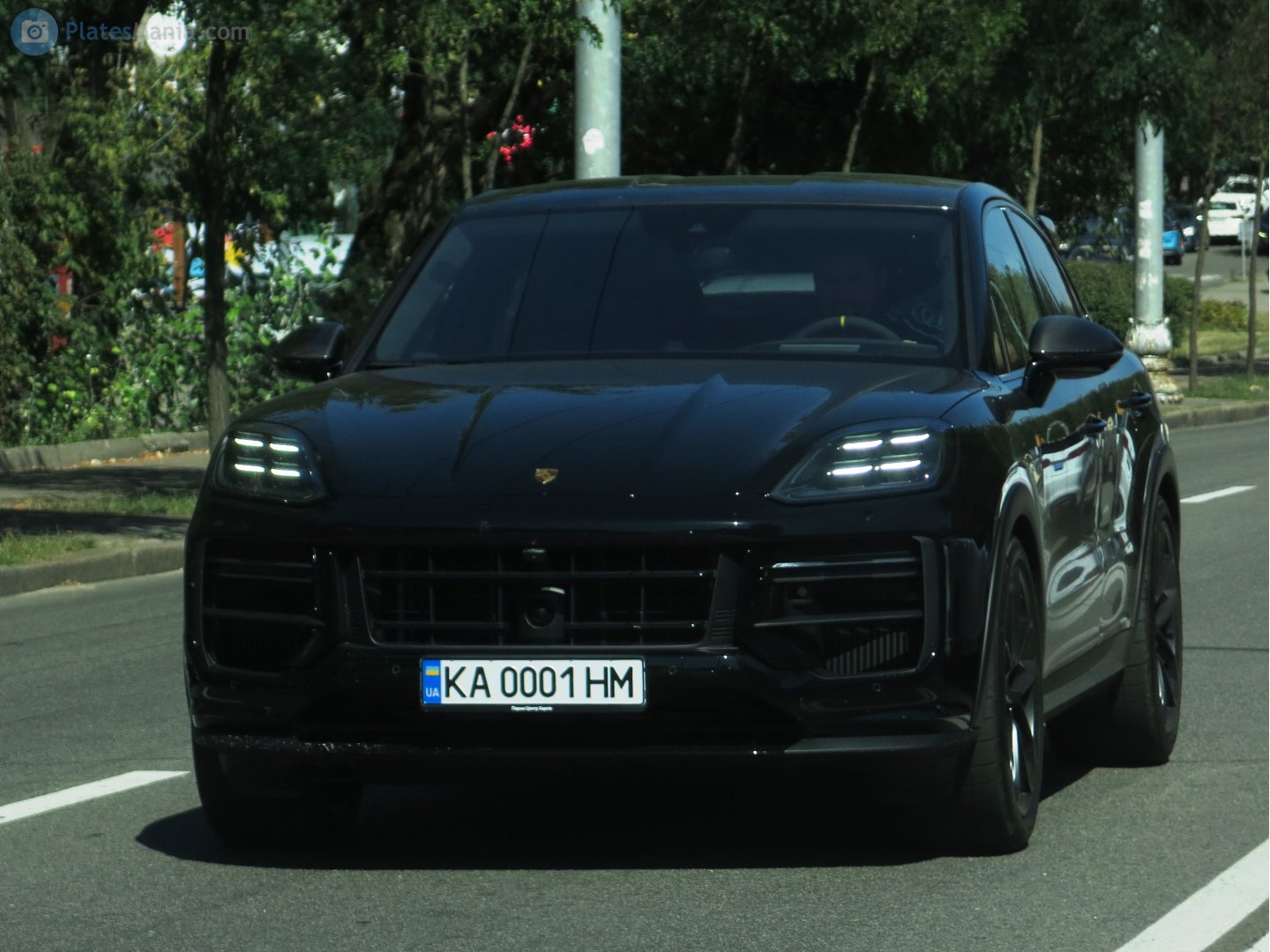 KA 0001 HM, Porsche Cayenne 3rd gen Coupé (PO536; 9Y3), facelift, 2023–