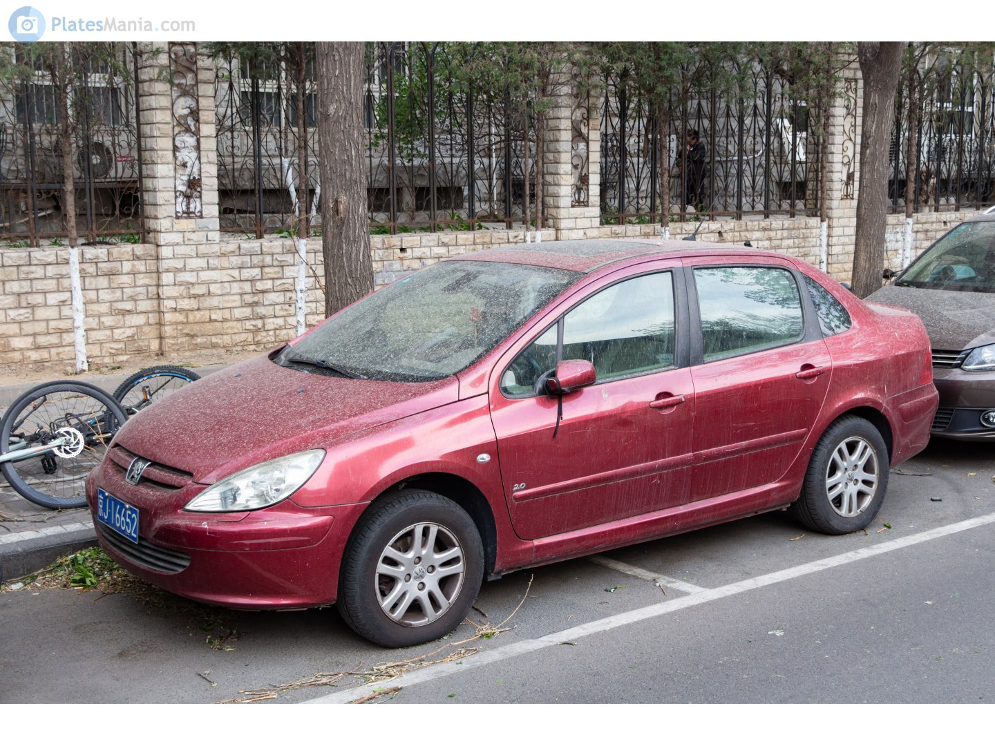 京J·16652, Peugeot 307 1st gen Sedan (T5/T6; LATAM- and CN-market), 2004–2014