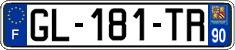 French license plate, SIV (ordinary)
