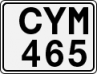 License plate of Sweden, Regular plates