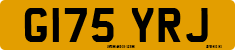 License plate of the United Kingdom, 1983 year system