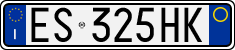 License plate of Italy, Cars (1994 year series)