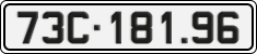 License plate of Vietnam, Cars