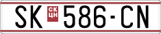 License plate of North Macedonia, Regular plates (1993)