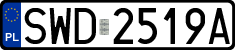 License plates of Poland, Regular car plates