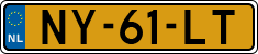License plate of the Netherlands, Cars