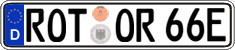 German license plate, Electric vehicles