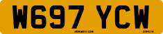License plate of the United Kingdom, 1983 year system