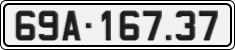 License plate of Vietnam, Cars