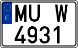License plates of Spain, 1971 year series