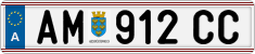 License plate of Austria, Regular plates