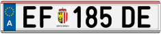 License plate of Austria, Regular plates