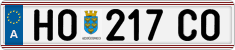 License plate of Austria, Regular plates