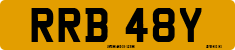License plate of the United Kingdom, 1963 year system