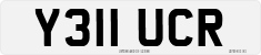 License plate of the United Kingdom, 1983 year system