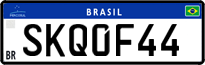 License plate of Brazil, Private owners (Mercosul)