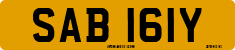 License plate of the United Kingdom, 1963 year system