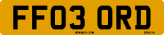 License plate of the United Kingdom, 2001 year system