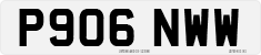 License plate of the United Kingdom, 1983 year system