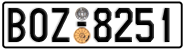 License plate of Greece, Cars