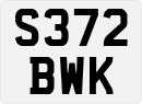 License plate of the United Kingdom, 1983 year system