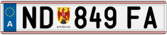 License plate of Austria, Regular plates