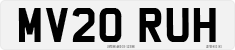 License plate of the United Kingdom, 2001 year system