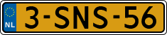 License plate of the Netherlands, Cars