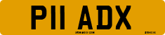 License plate of the United Kingdom, 1983 year system