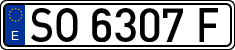 License plates of Spain, 1971 year series